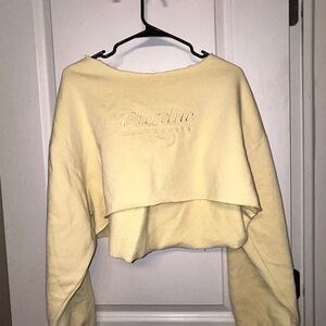 Purdue Women's Cream Crop Top